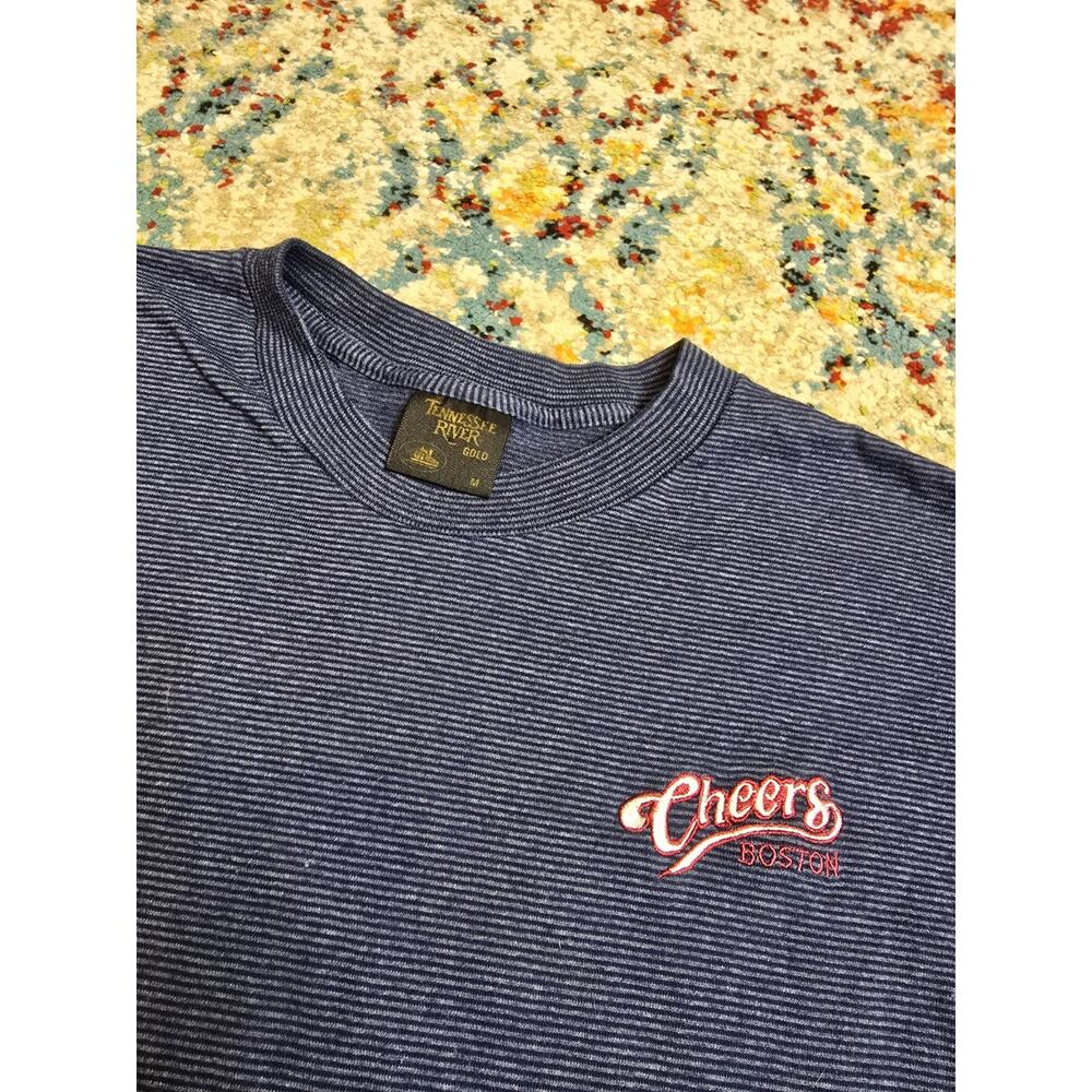Vintage 90s Cheers Boston TV Show Promo Men’s Short Sleeved Logo T-Shirt Medium